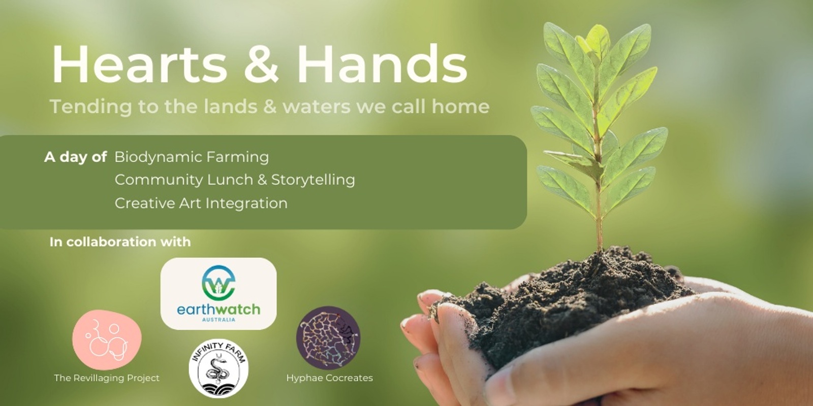 Banner image for Hearts & Hands: Tending To The Lands & Waters We Call Home 