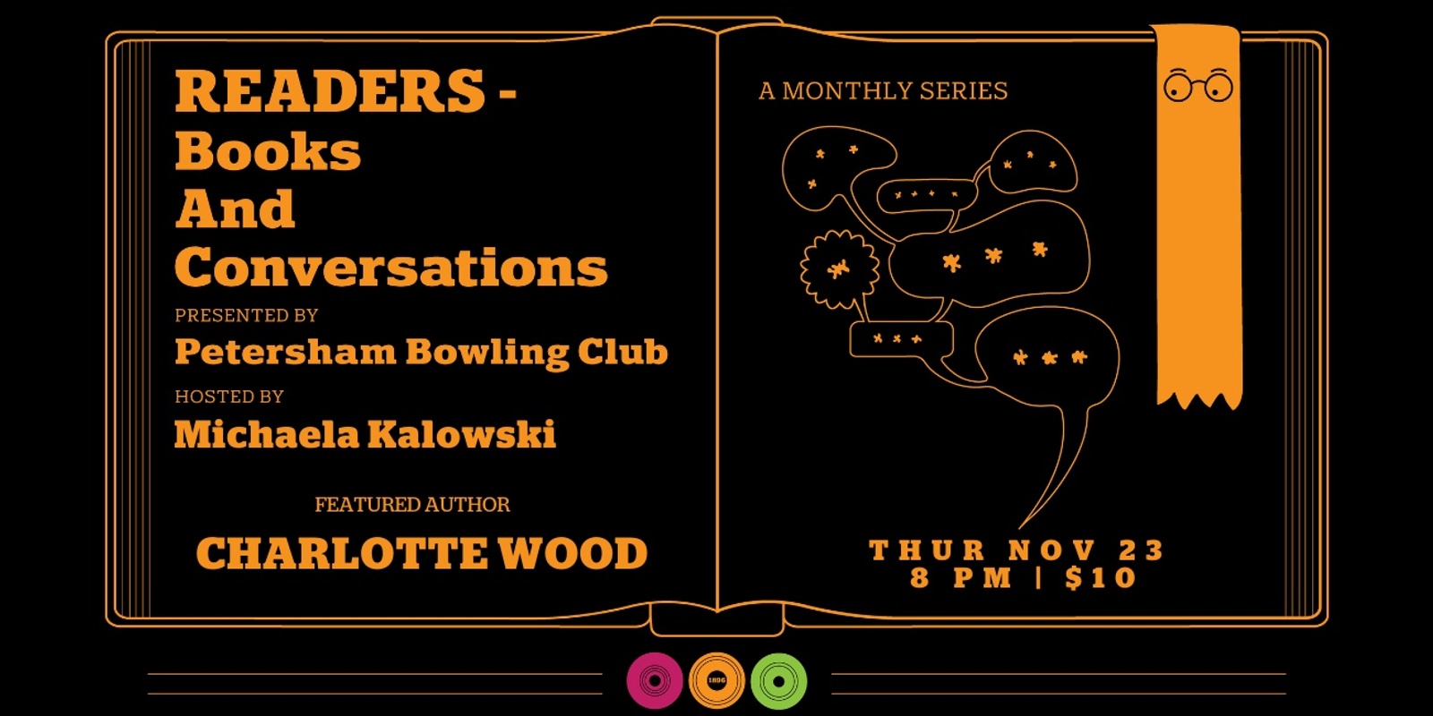 Banner image for READERS - Books and Conversations w/ Charlotte Wood
