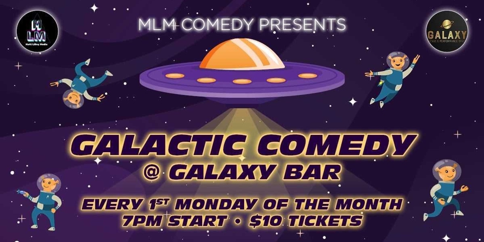 Banner image for Galactic Comedy @ Galaxy Bar