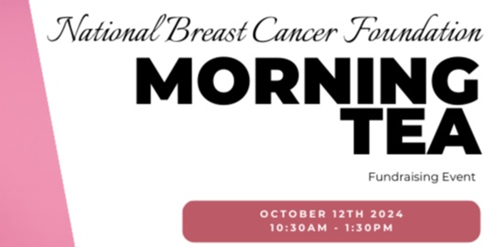 Banner image for Pinktober Morning Tea - a pink frenzy fundraiser