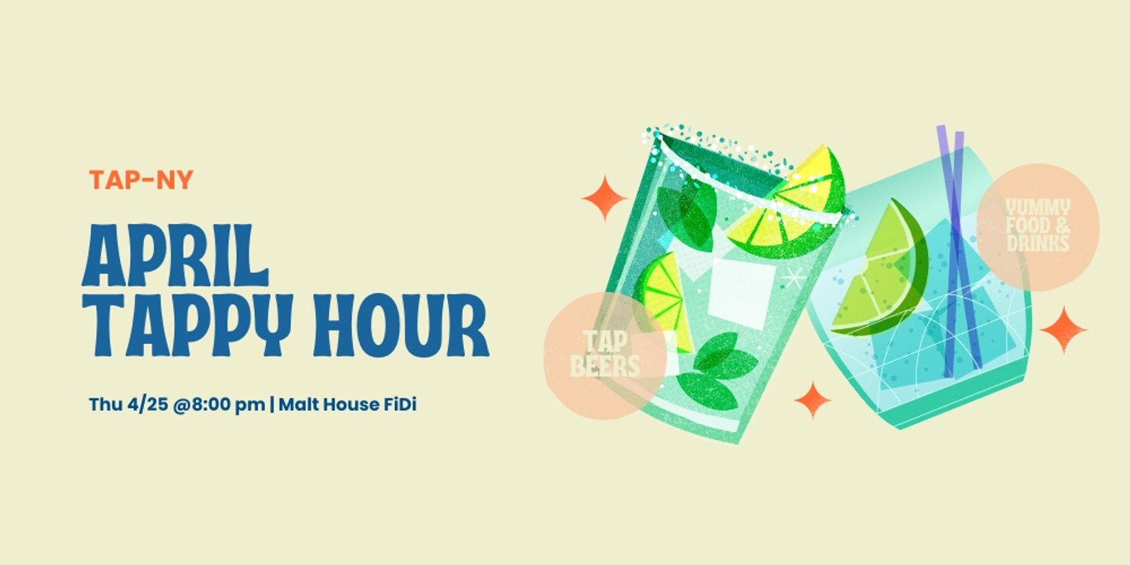 Banner image for April TAPpy Hour @ Malt House FiDi