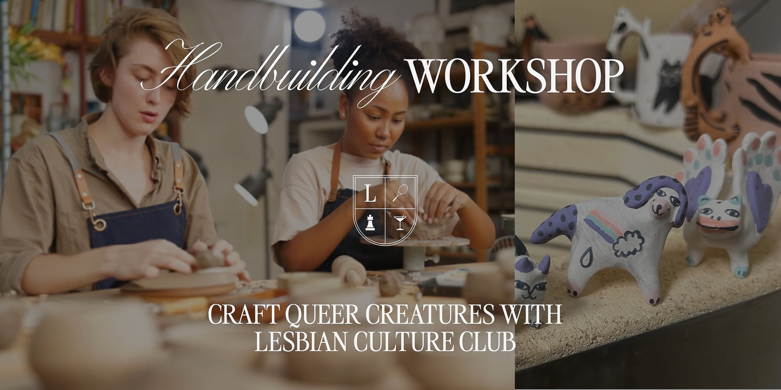 Banner image for Handbuilding Ceramics Class: Crafting Queer Creatures