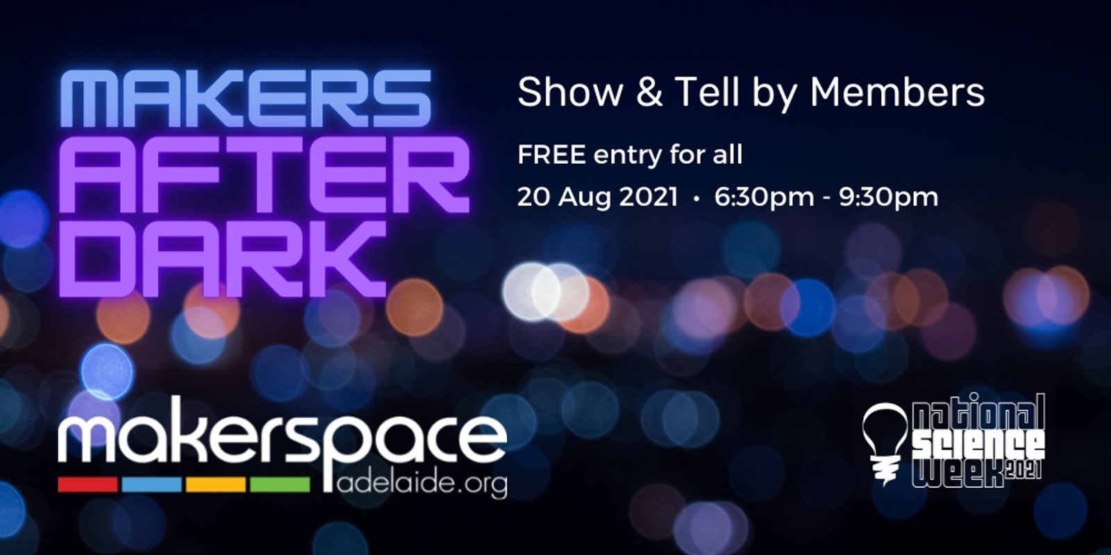 Banner image for Makers after Dark @ Makerspace Adelaide