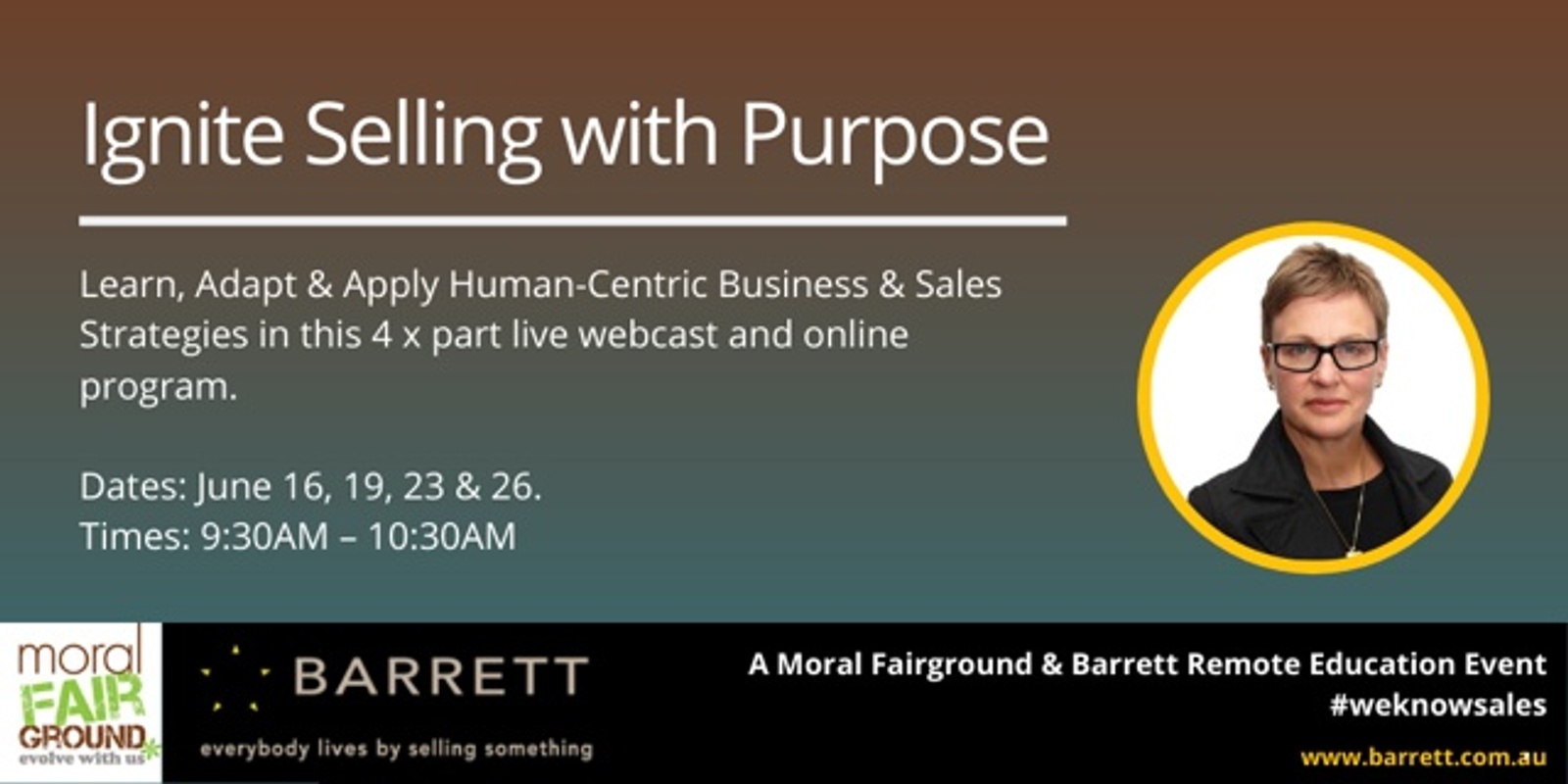 Banner image for Ignite Selling with Purpose