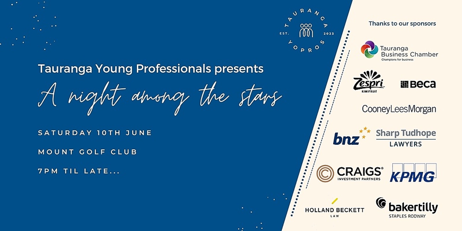 Banner image for SOLD OUT - Tauranga Young Professionals Ball