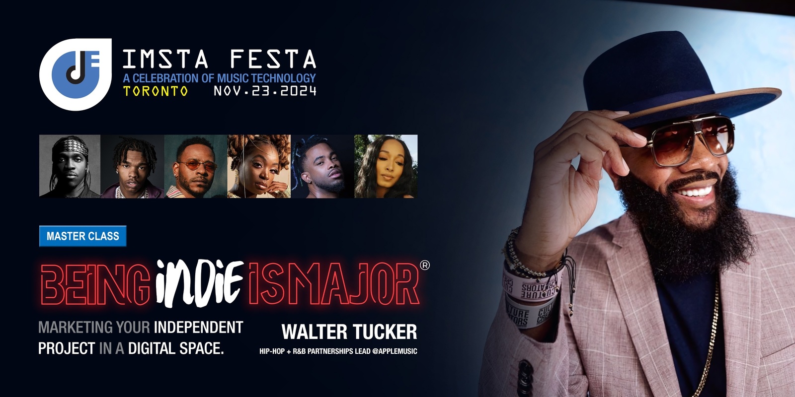 Banner image for Being Indie is Major Master Class at IMSTA FESTA Toronto 2024