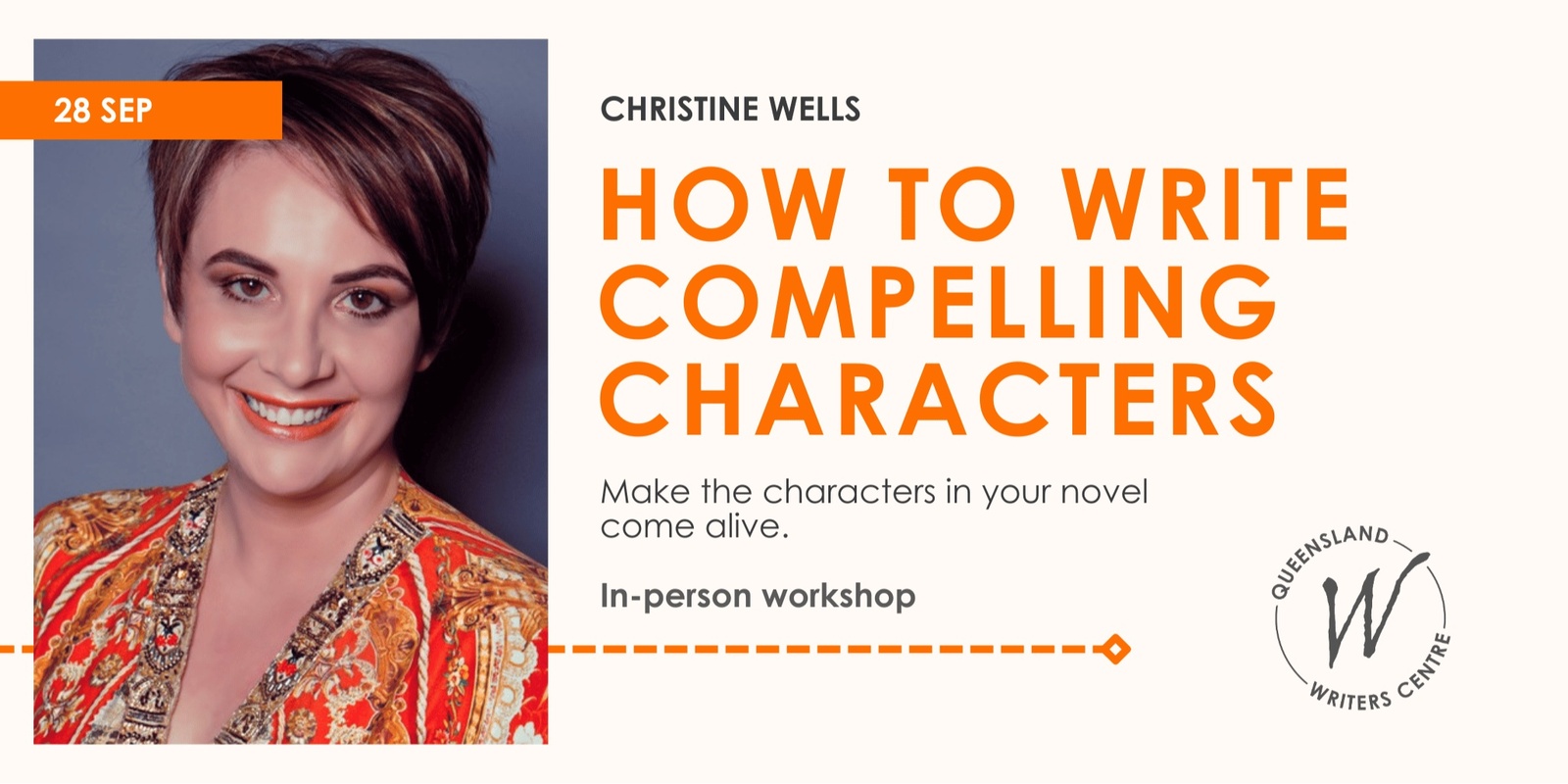 Banner image for How to Write Compelling Characters with Christine Wells