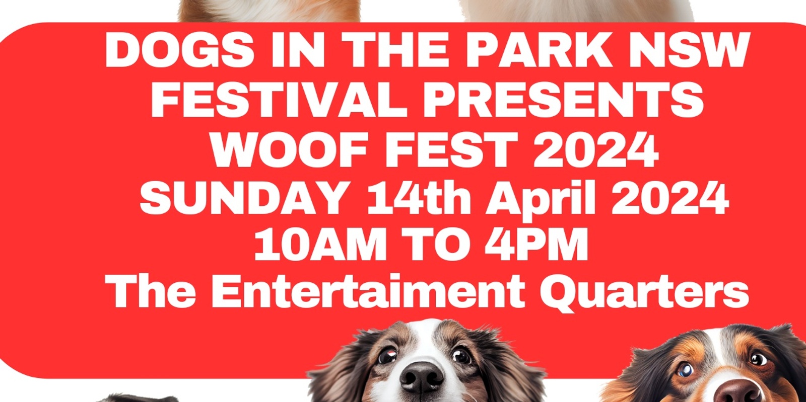 Banner image for DOGGO DAY OUT MOORE PARK