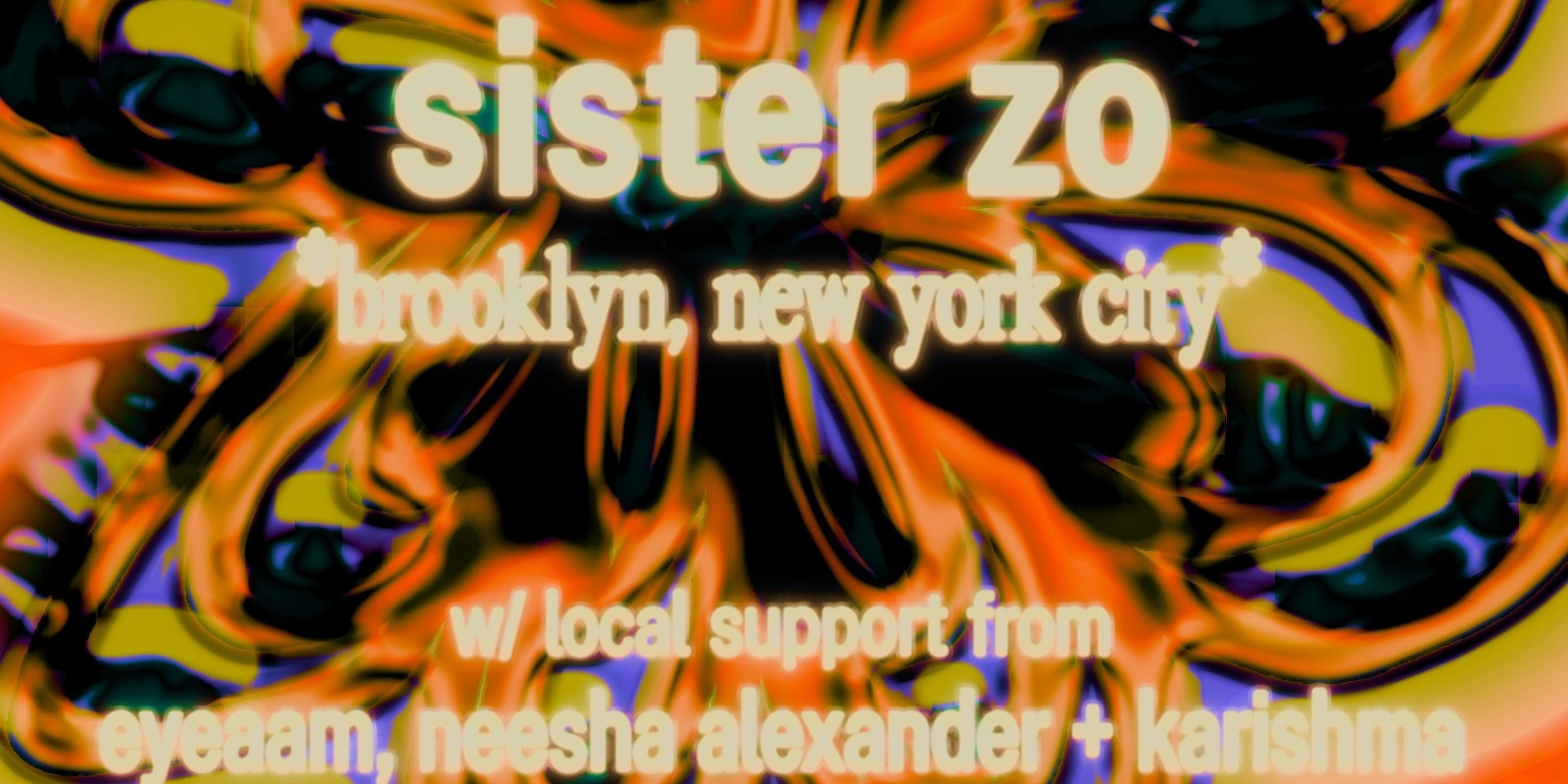 Banner image for echo & bounce presents: Sister Zo (nyc)