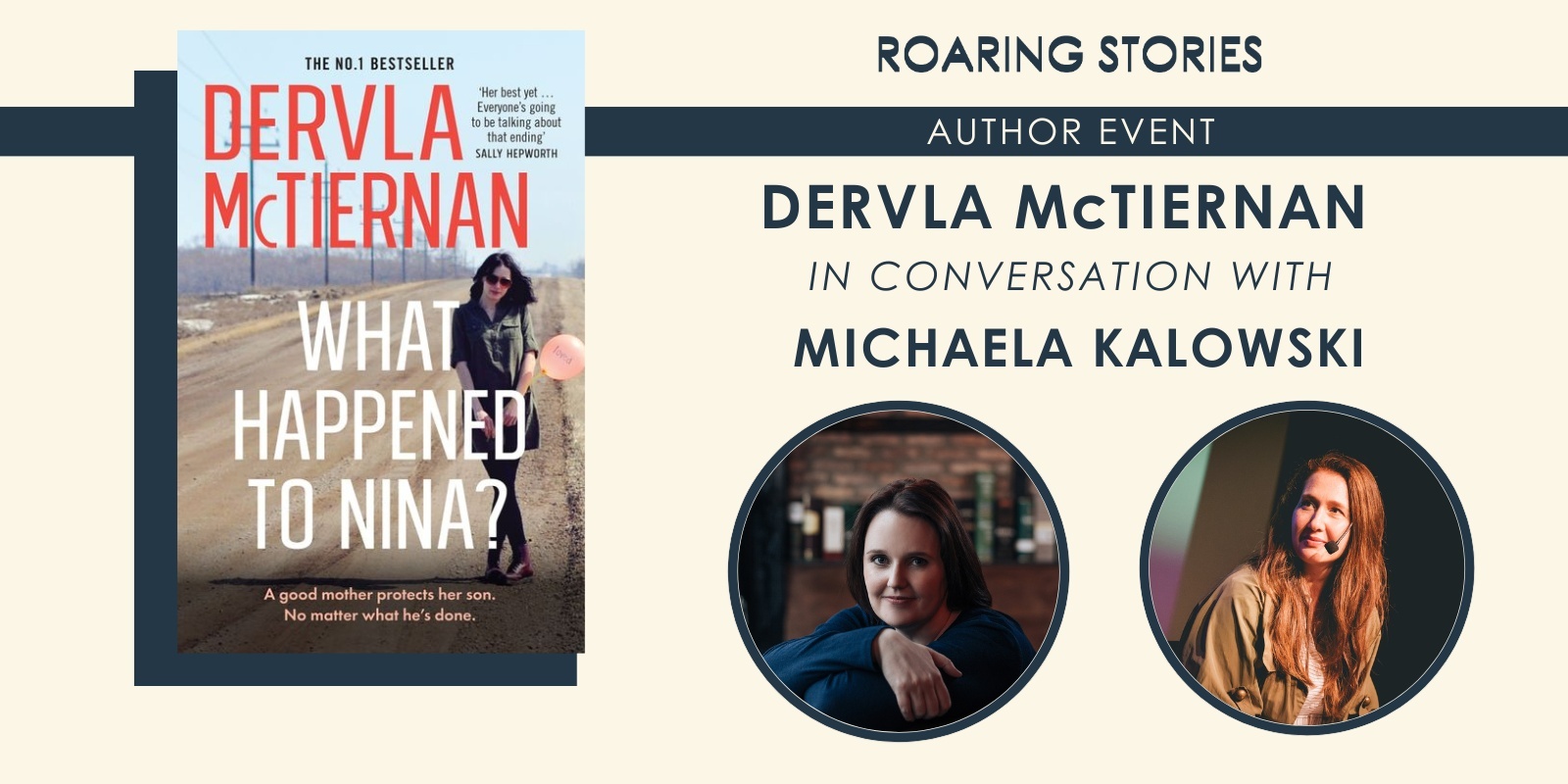 Banner image for Dervla McTiernan in conversation with Michaela Kalowski