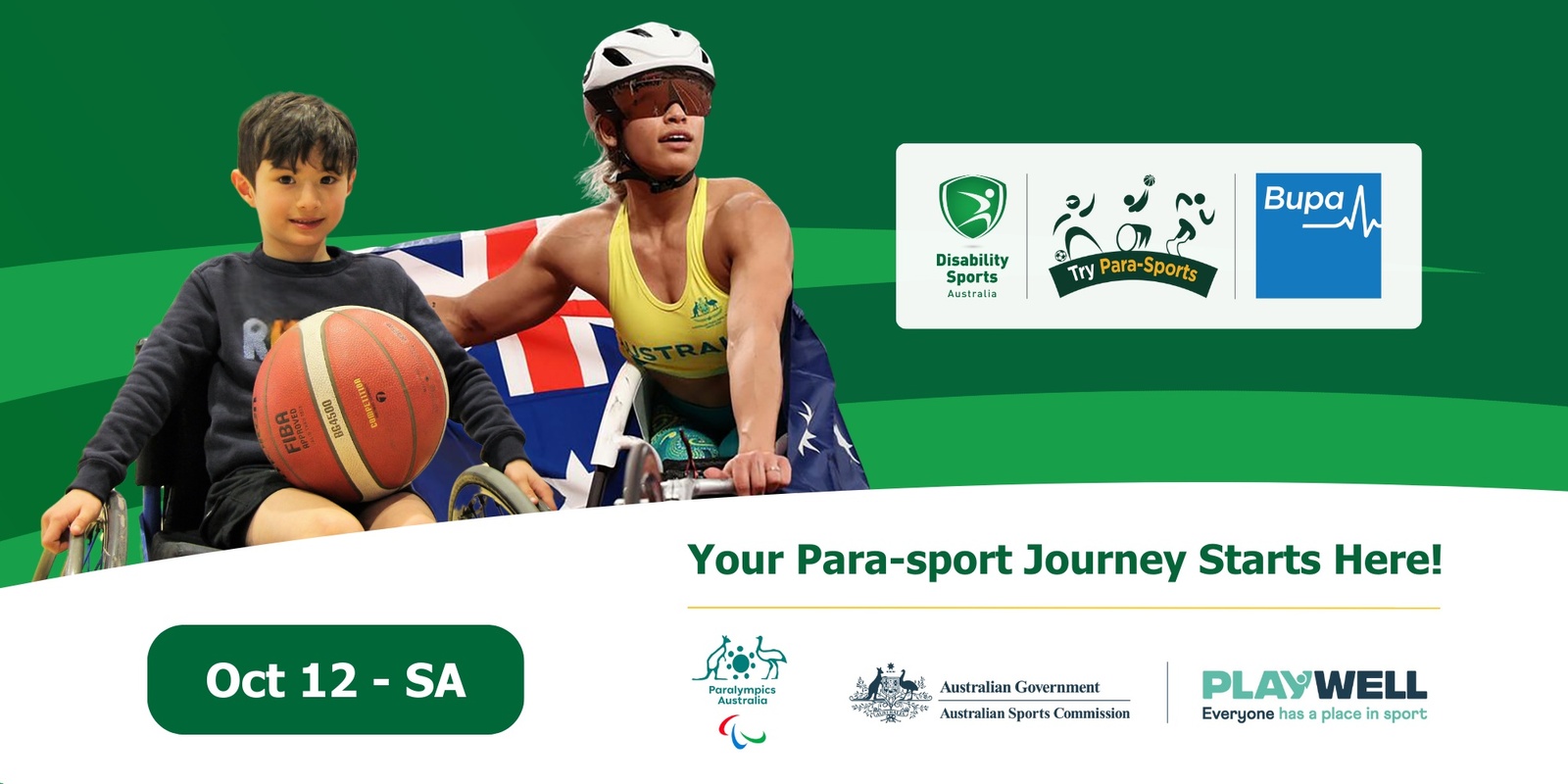 Banner image for Bupa Try Para-Sports - South Australia