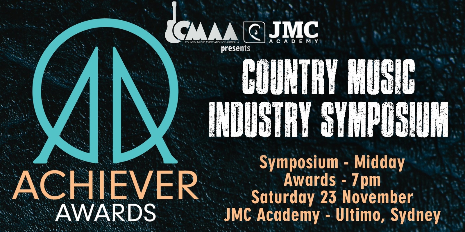 Banner image for CMAA Achiever Awards and Country Music Industry Symposium