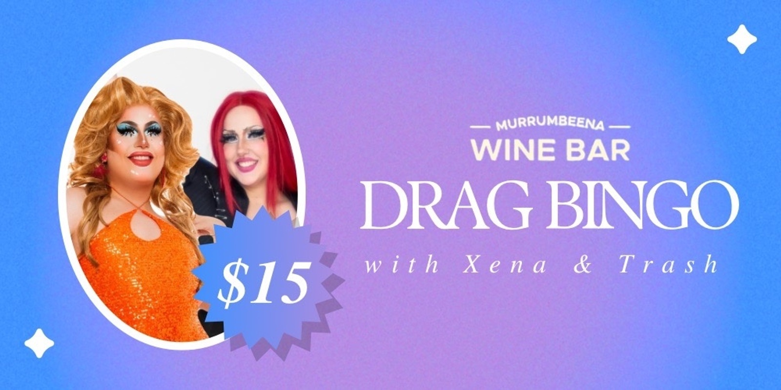 Banner image for DRAG BINGO AT MURRUMBEENA WINE BAR