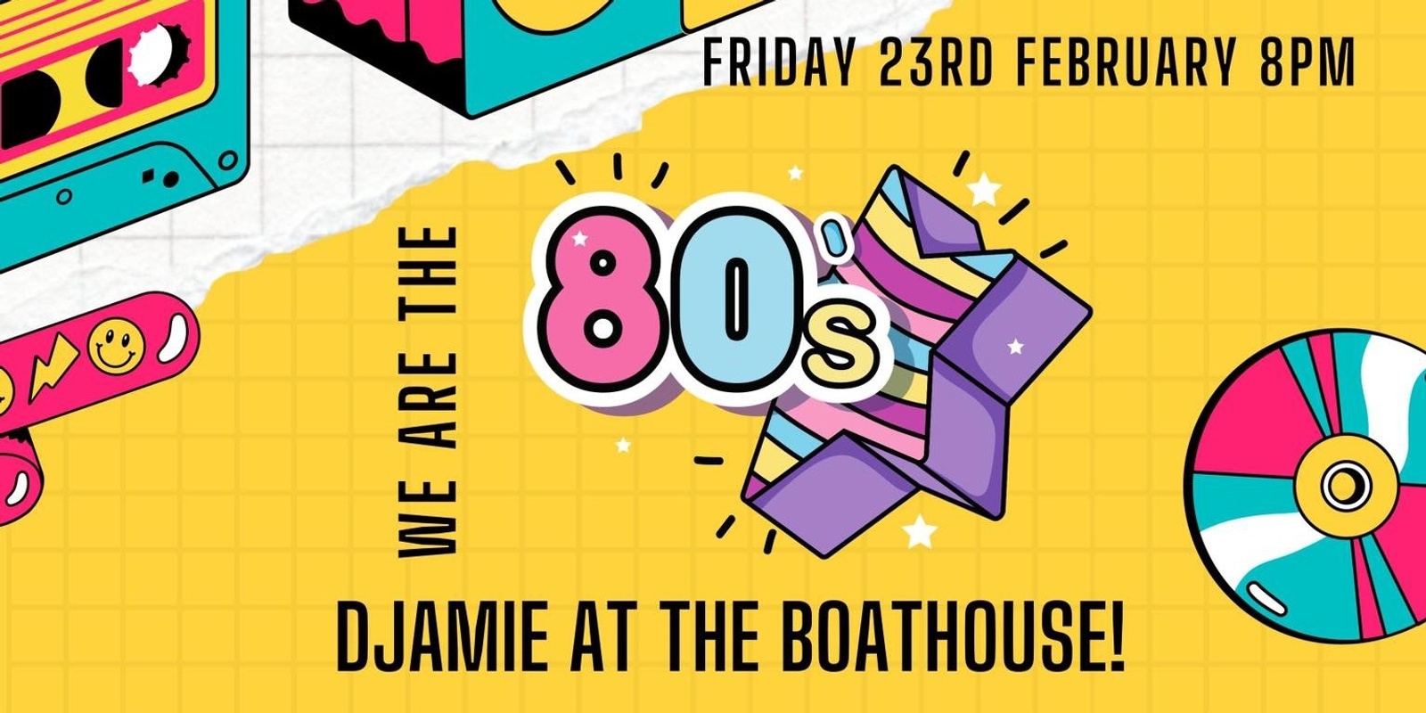 Banner image for DJamie Presents 80s Nostalgia