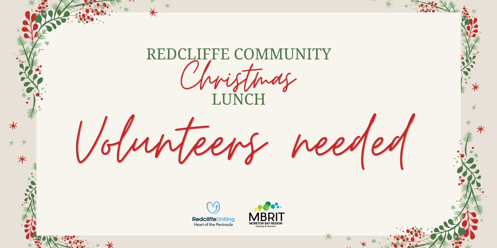Banner image for Volunteers Redcliffe Community Christmas