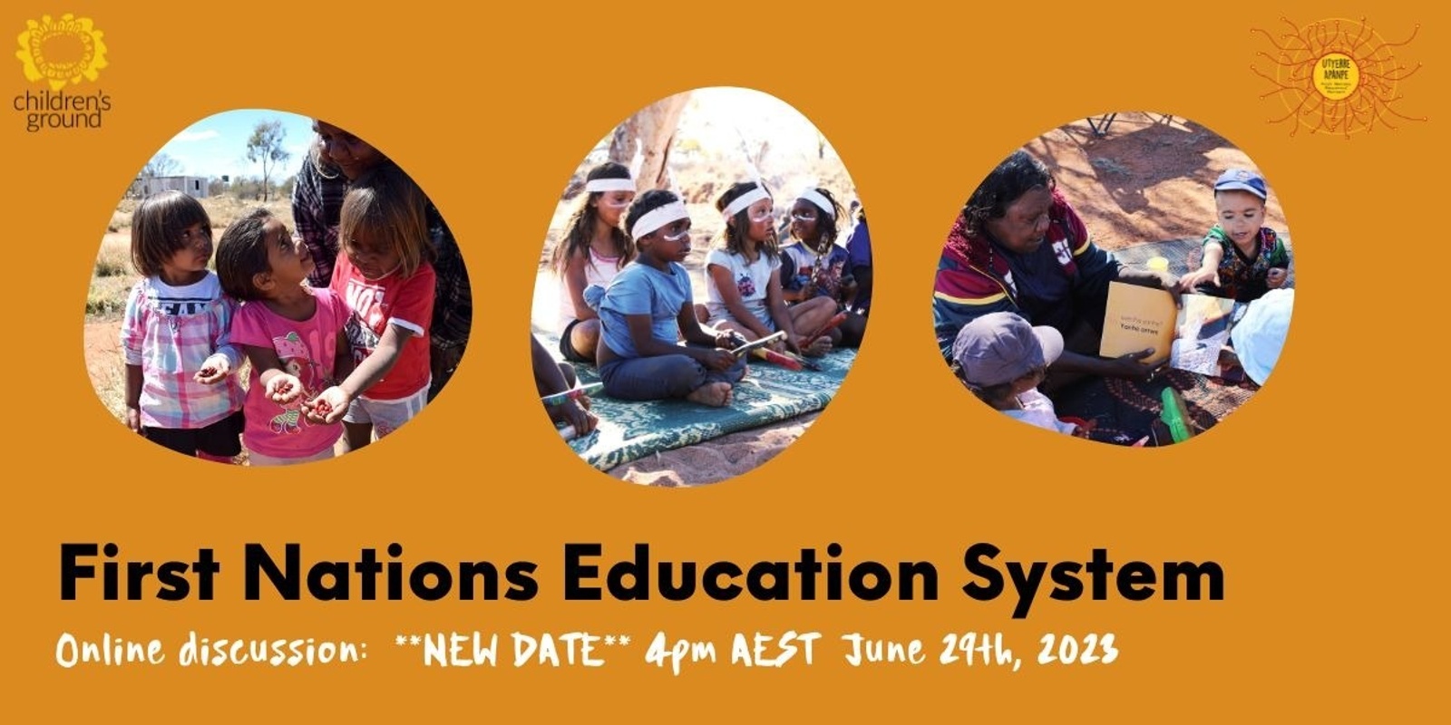 Banner image for First Nations Education System - Children's Ground online discussion