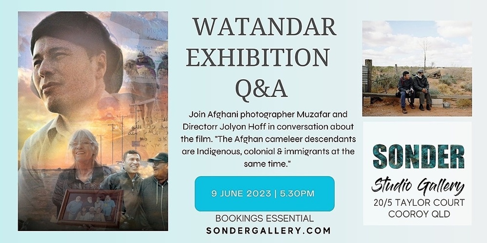 Banner image for Watandar My Countryman - Photographic Exhibition and Q & A with Muzafar and Jolyon Hoff