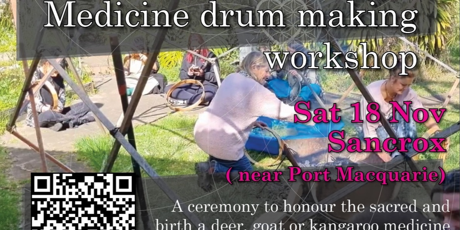 Banner image for Medicine Drum Making Workshop _Port Macquarie 