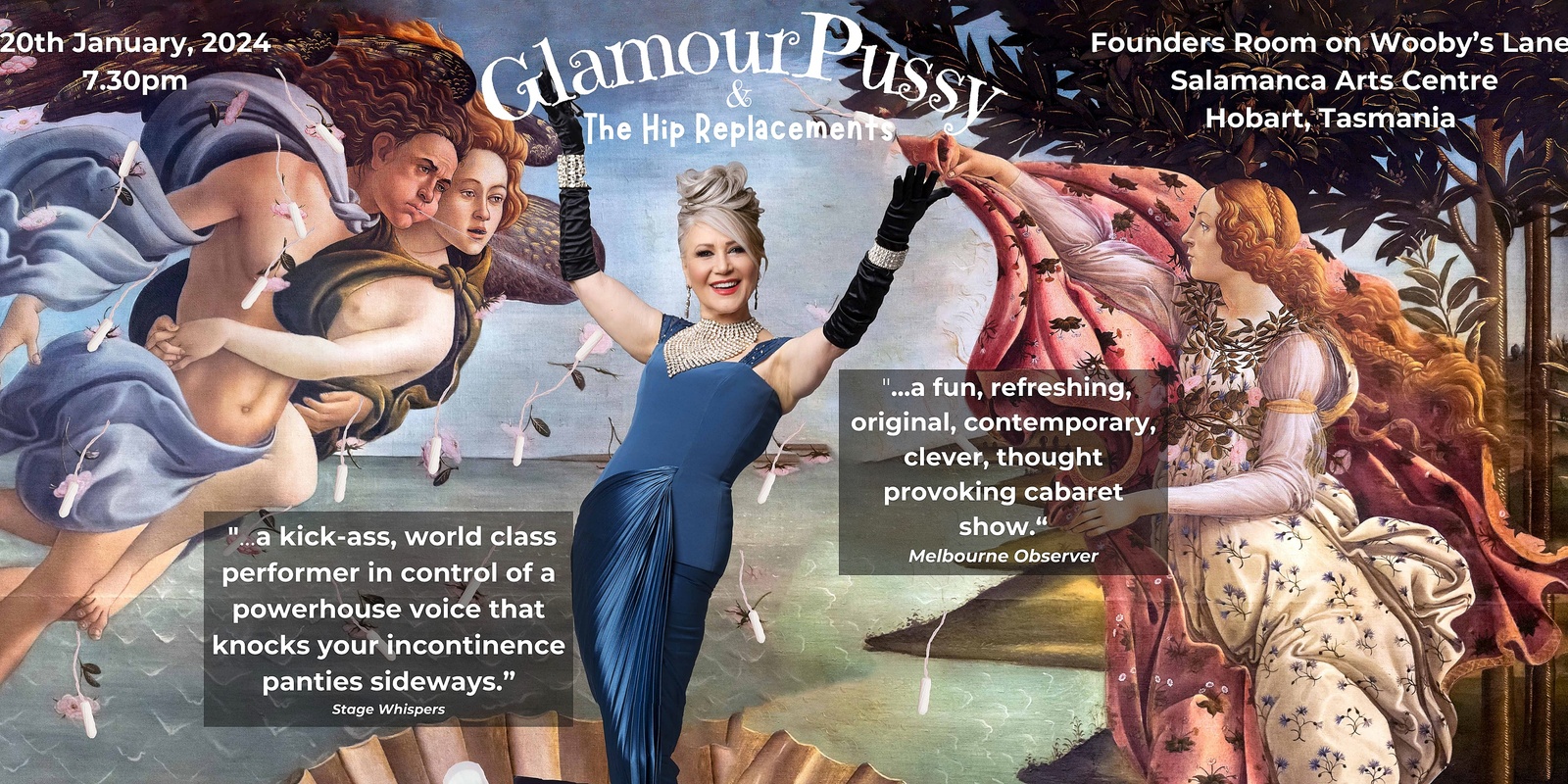 Banner image for GlamourPussy and The Hip Replacements