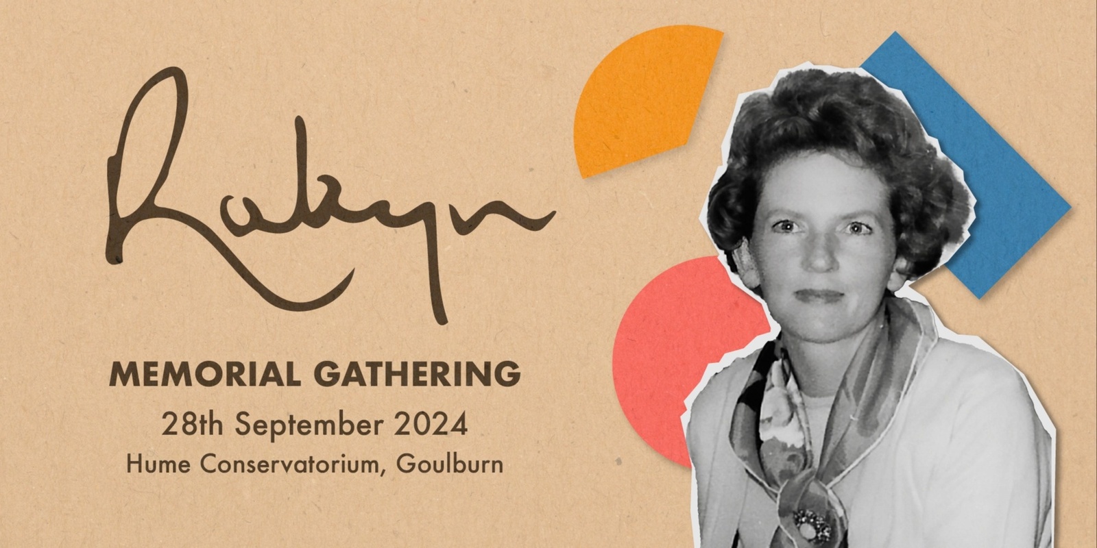 Banner image for Robyn Miller - Memorial Gathering - Goulburn