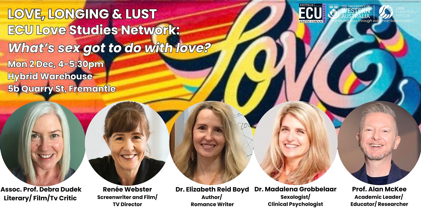 Banner image for Love, Longing, & Lust | Love Studies Network: What's sex got to do with love?