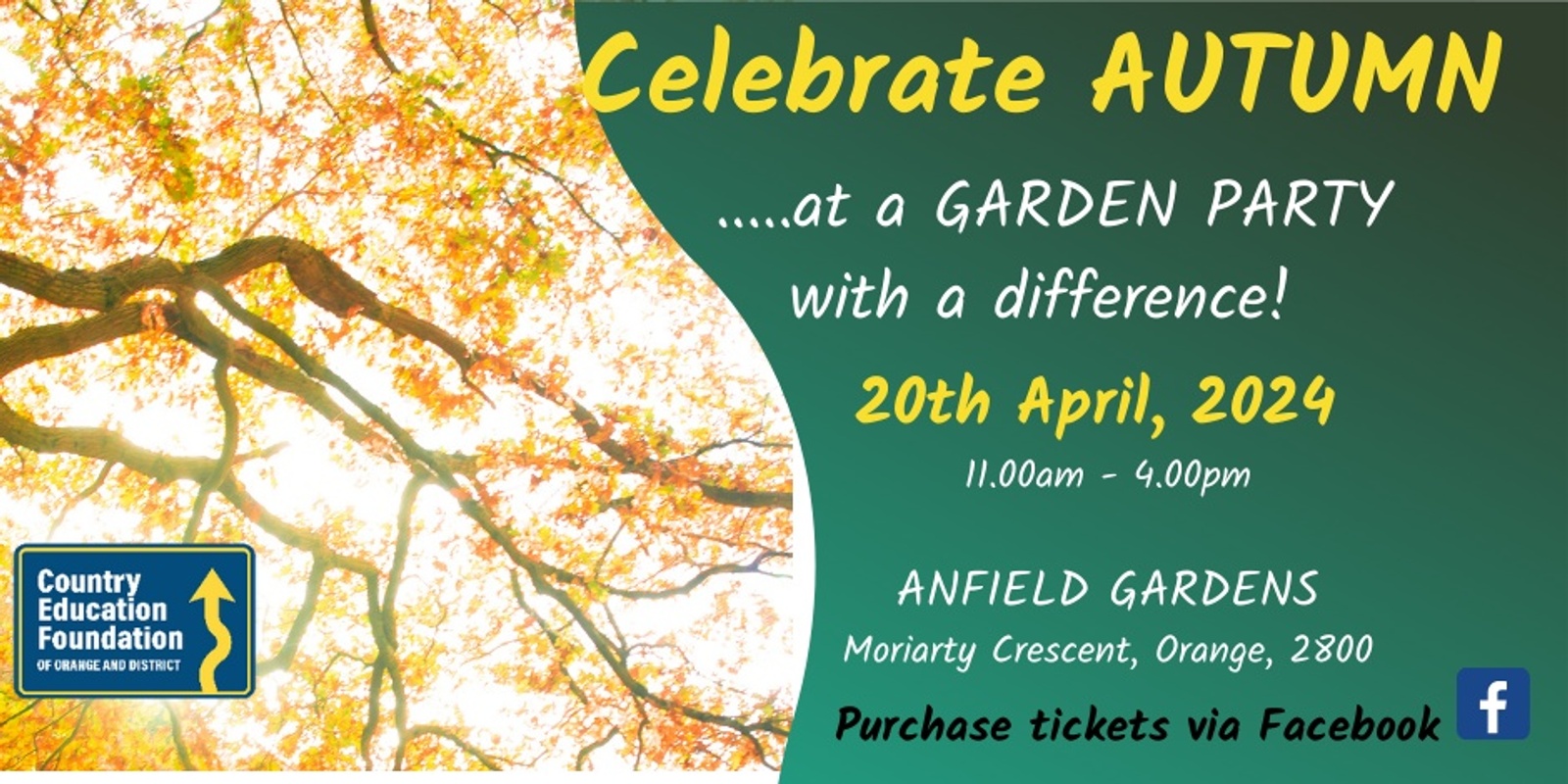 Banner image for Celebrate Autumn - at Garden Party with a difference!