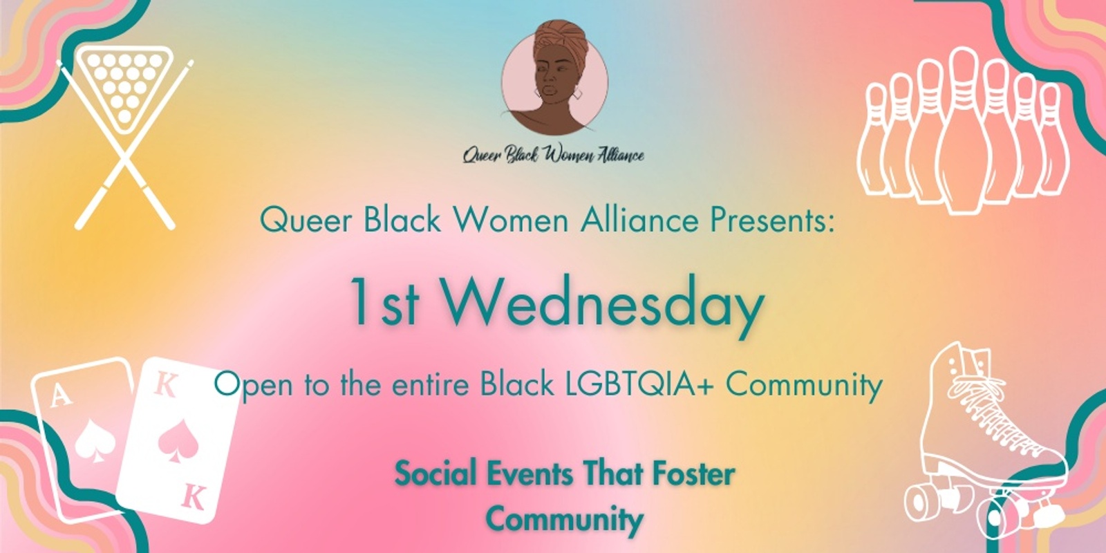 Banner image for Queer Black Women Alliance 1st Wednesday Socials