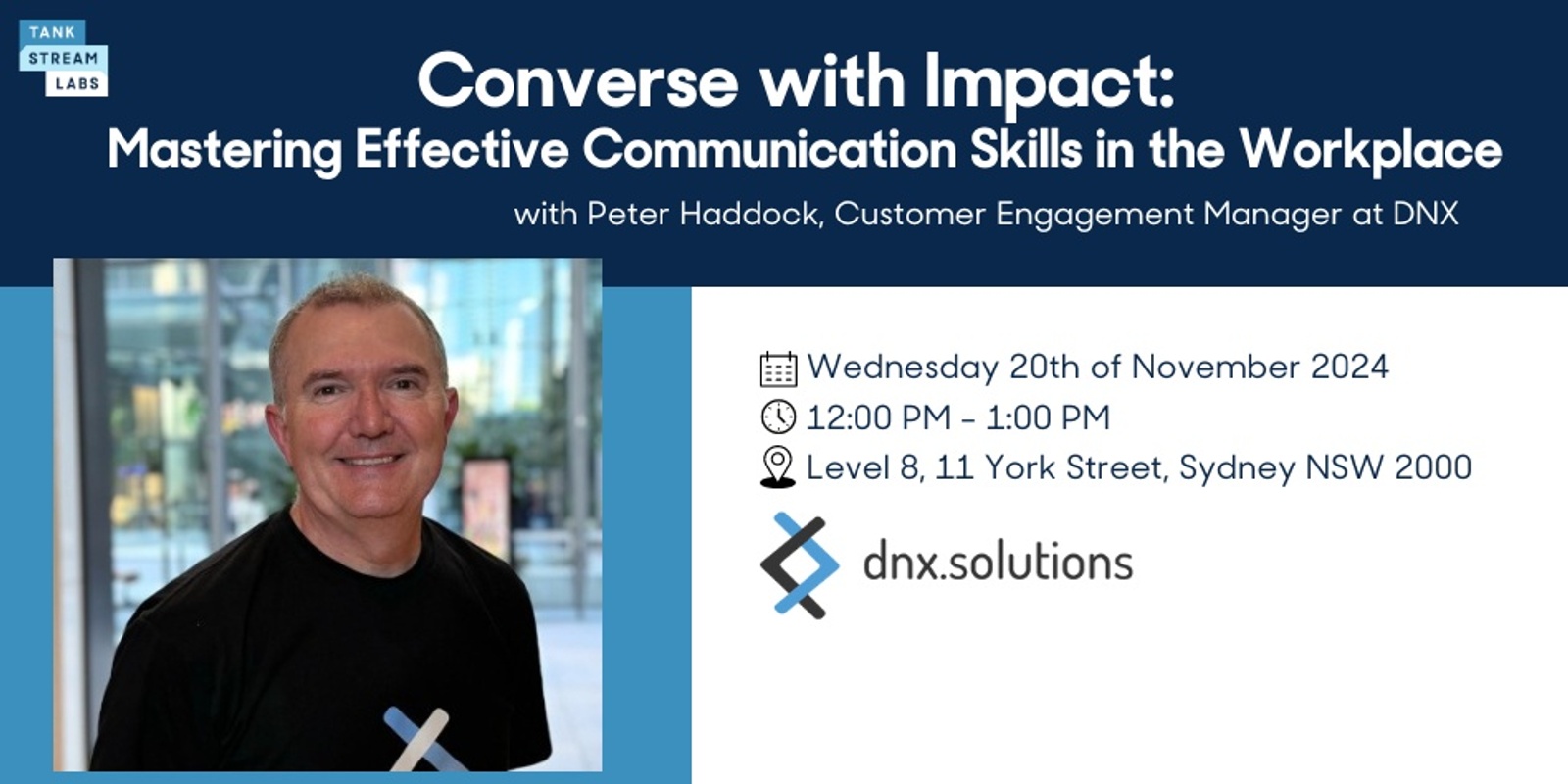 Banner image for Converse with Impact:  Mastering Effective Communication Skills in the Workplace