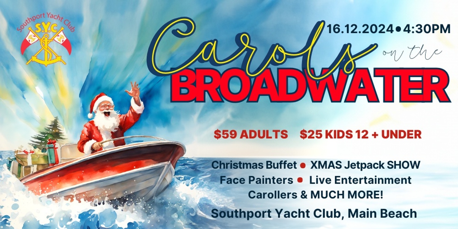 Banner image for Carols on the Broadwater 2024- Main Beach