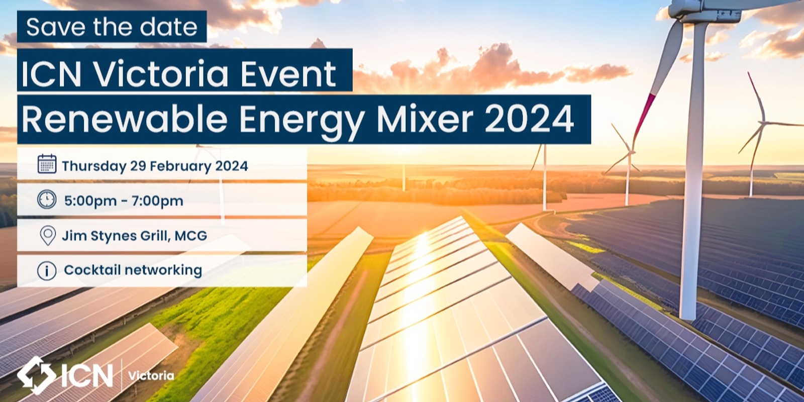 Banner image for ICN Victoria: Renewable Energy Mixer
