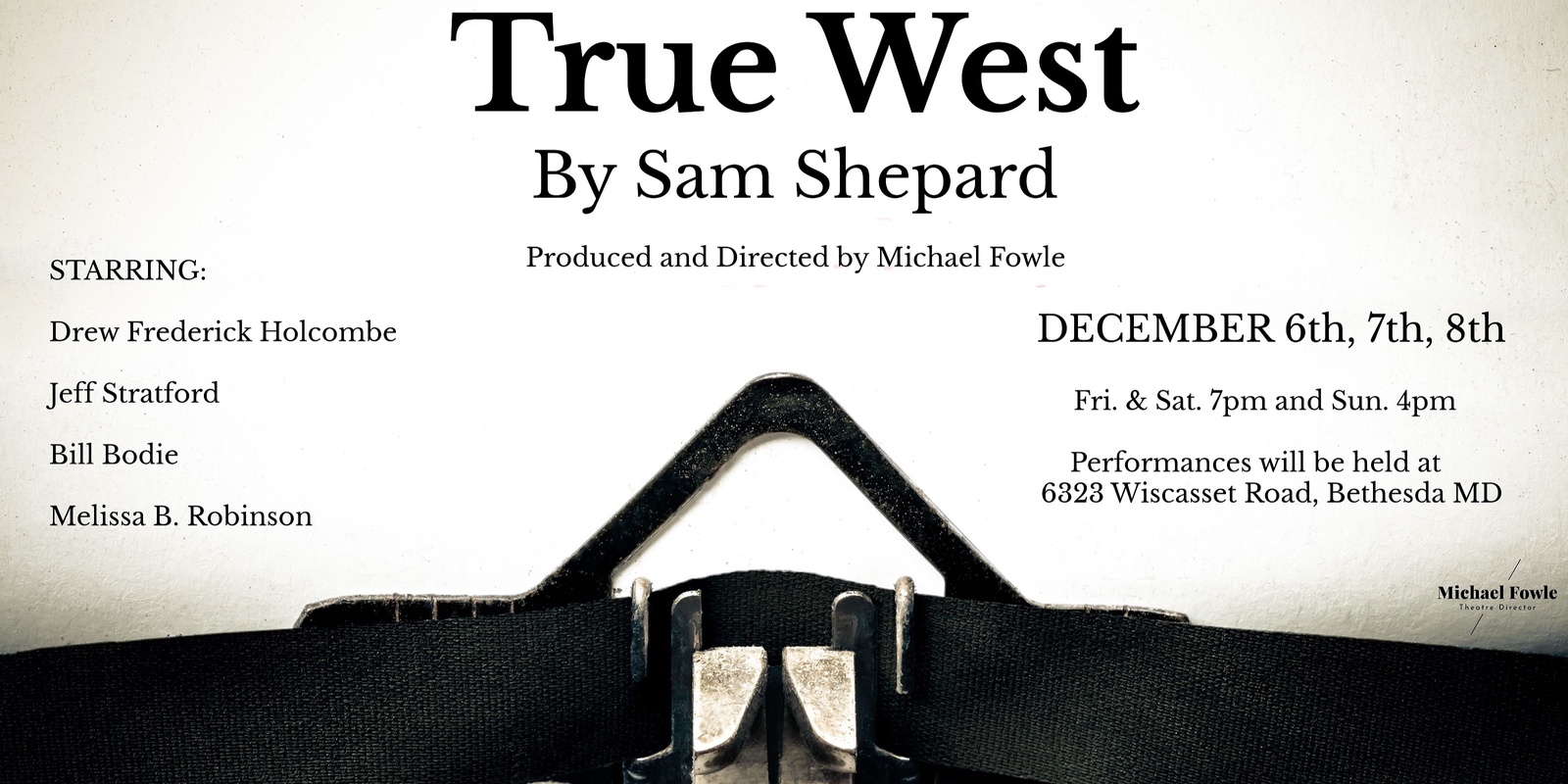 Banner image for True West by Sam Shepard