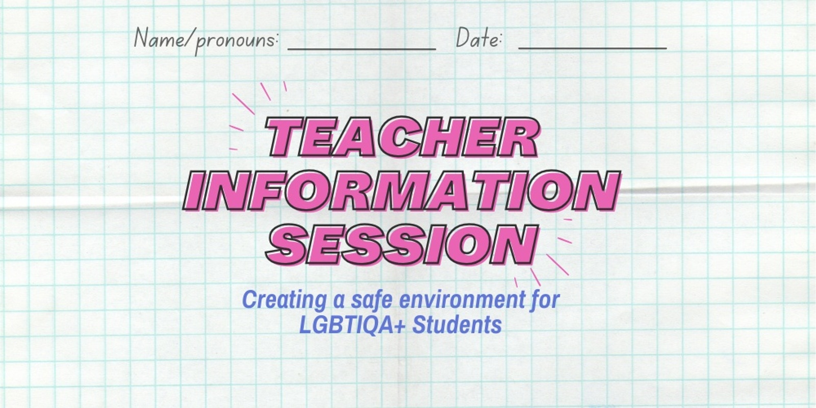 Banner image for Teacher Training Session