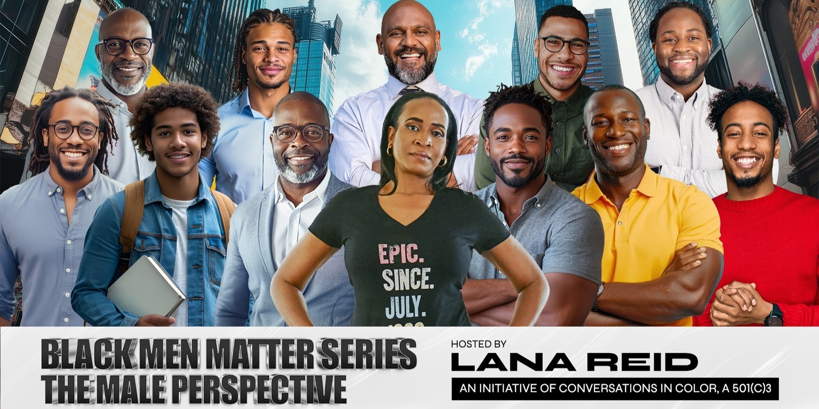 Banner image for Black Men Matter Series: "The Male Perspective" Podcast