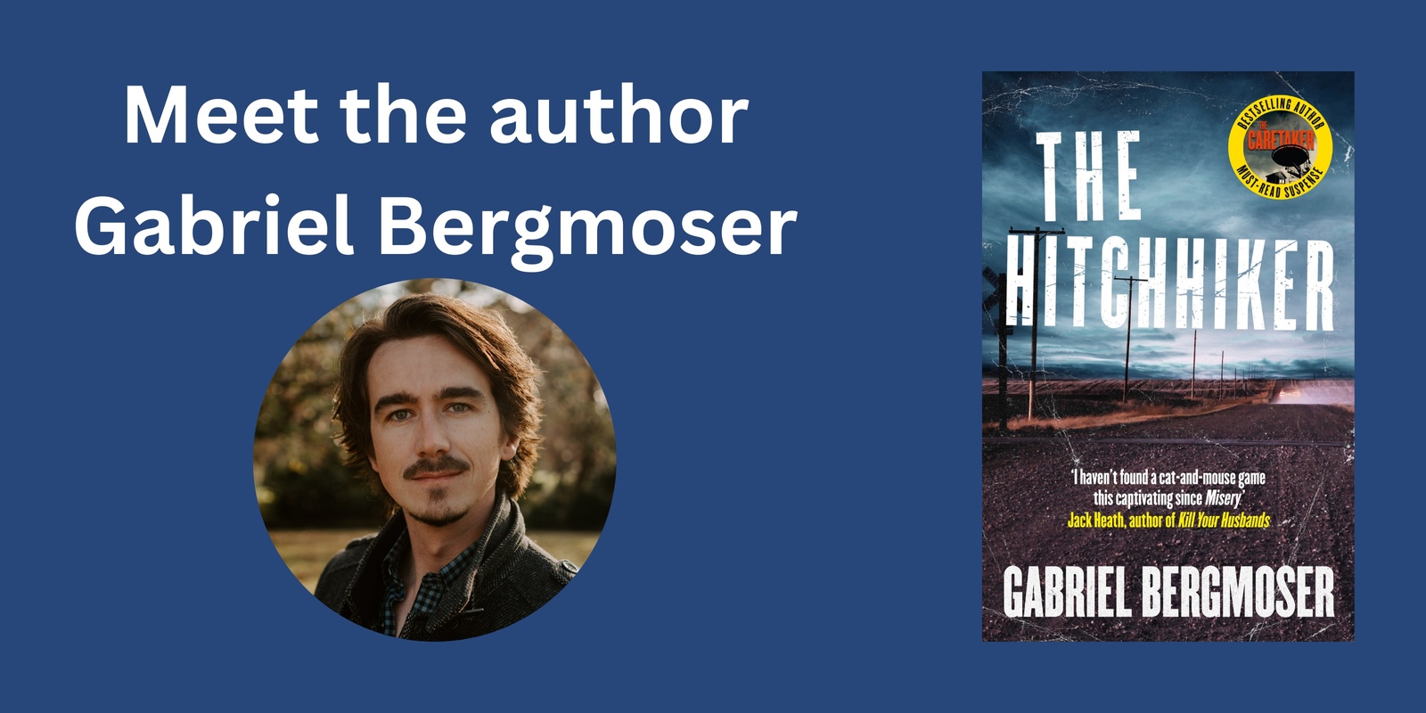 Banner image for Meet the author - Gabriel Bergmoser