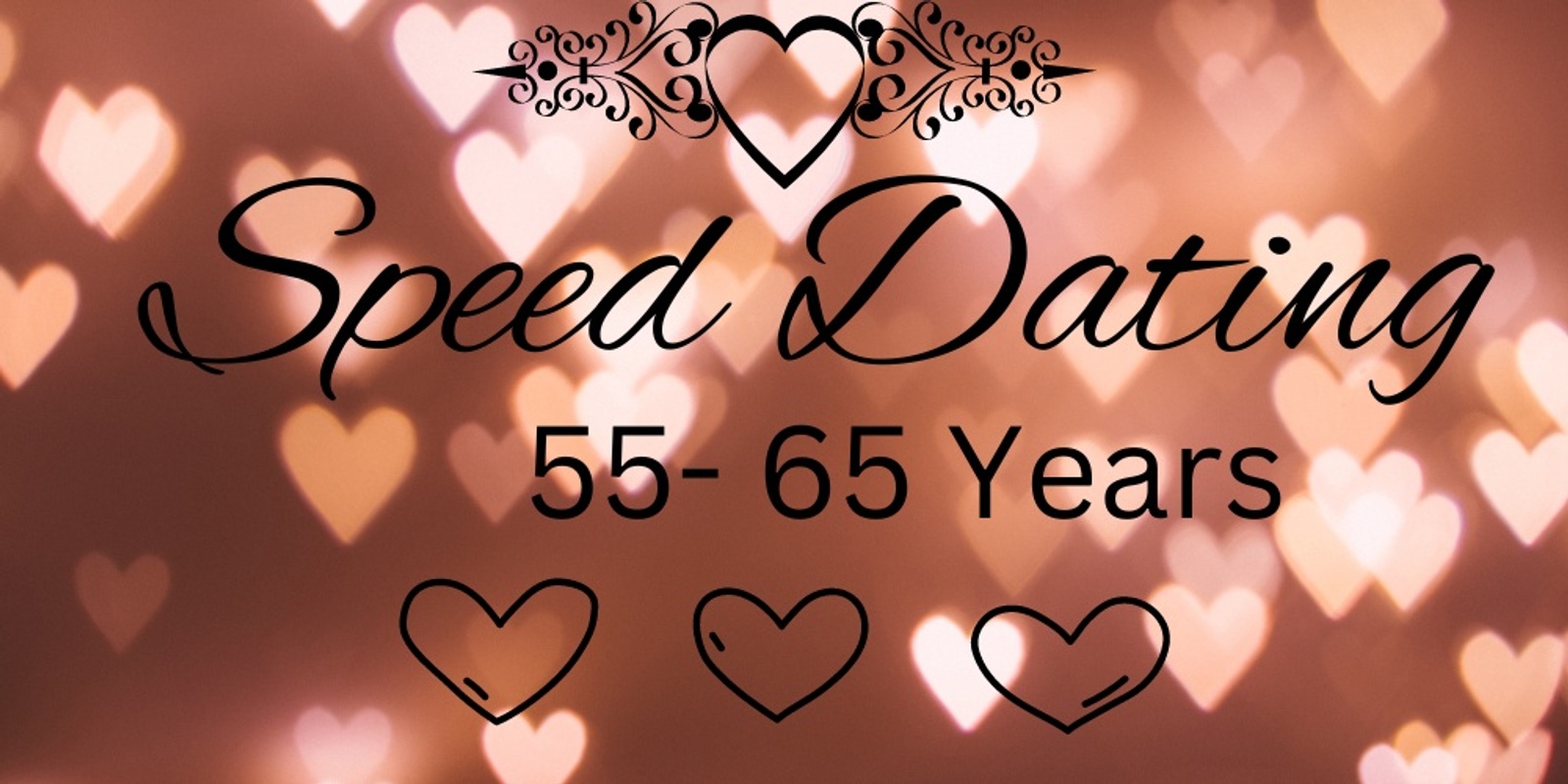 Banner image for 55 - 65 years Speed Dating