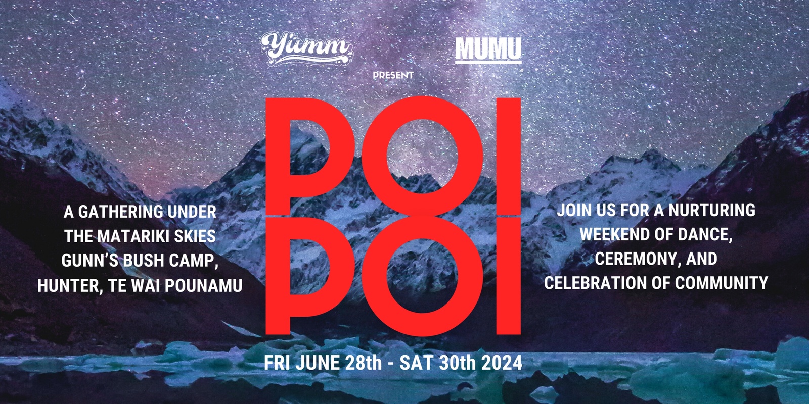 Banner image for POIPOI - A Gathering under the Matariki Skies