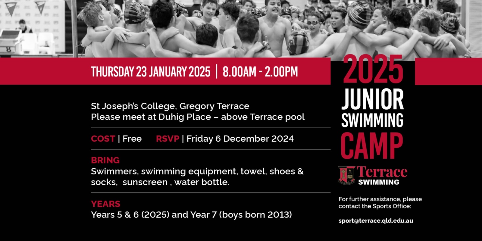 Banner image for 2025 Junior Swimming Camp