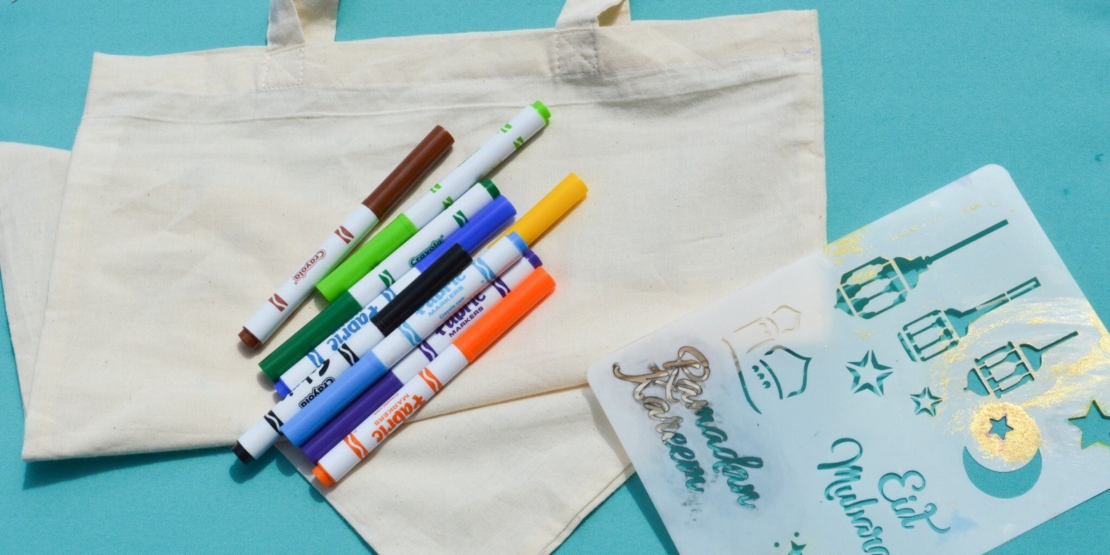 Banner image for Tote Bag and Pencil Case Decorating Workshop