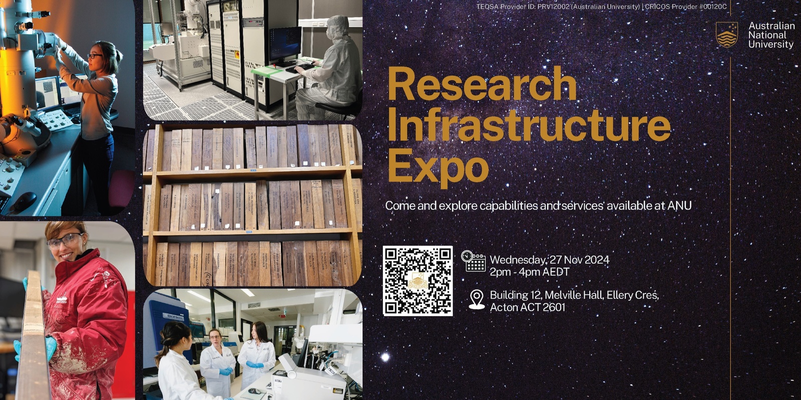 Banner image for ANU Research Infrastructure Expo 2024