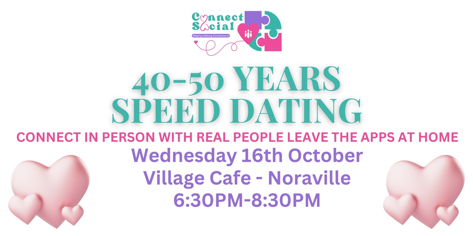 Banner image for 40-50 years Speed Dating 