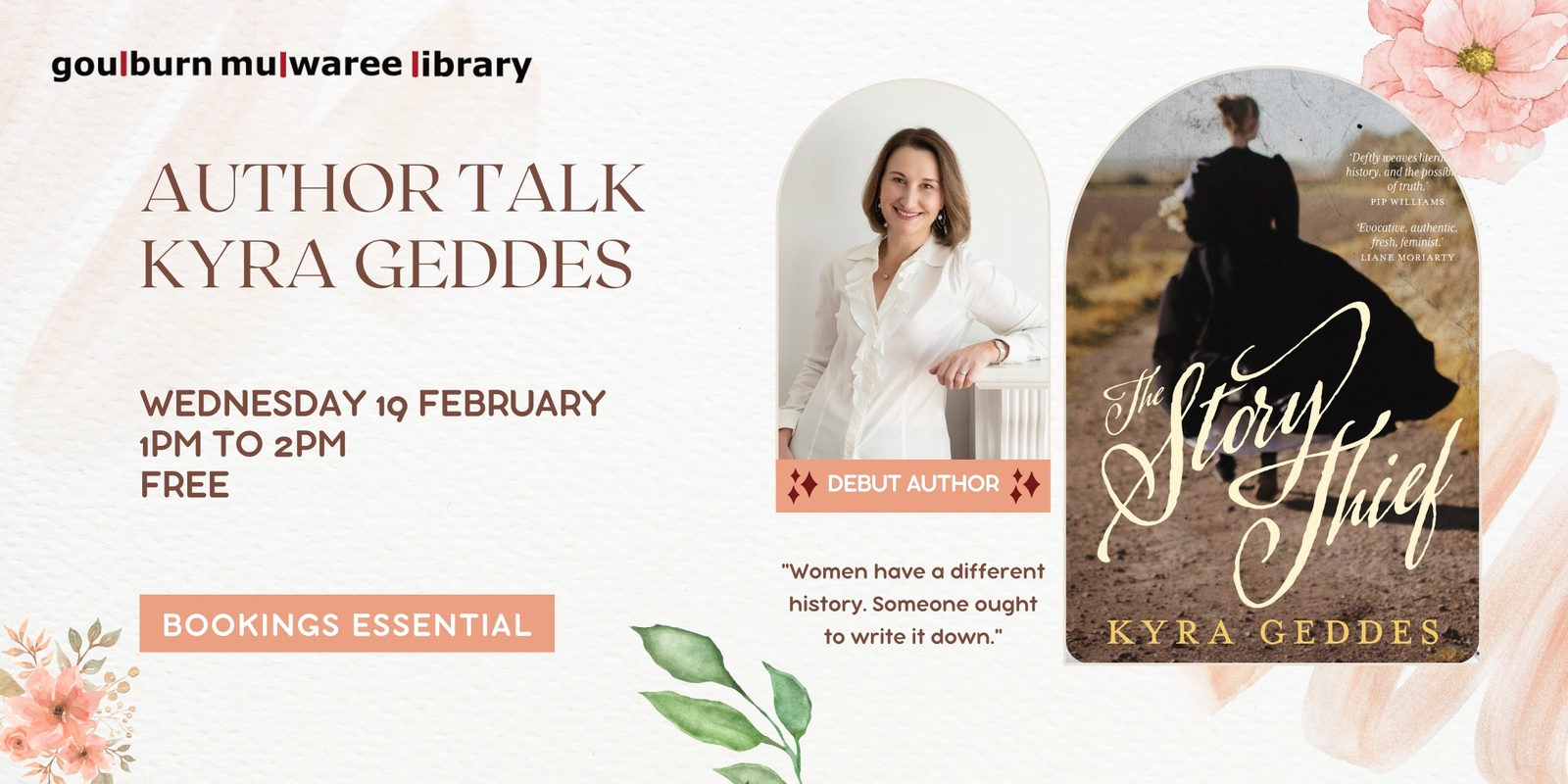 Banner image for Kyra Geddes Author Talk