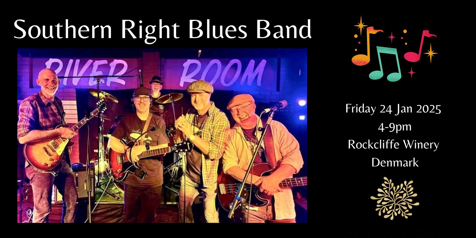 Banner image for Rockcliffe Winery Summer Music Series presents Southern Right Blues Band