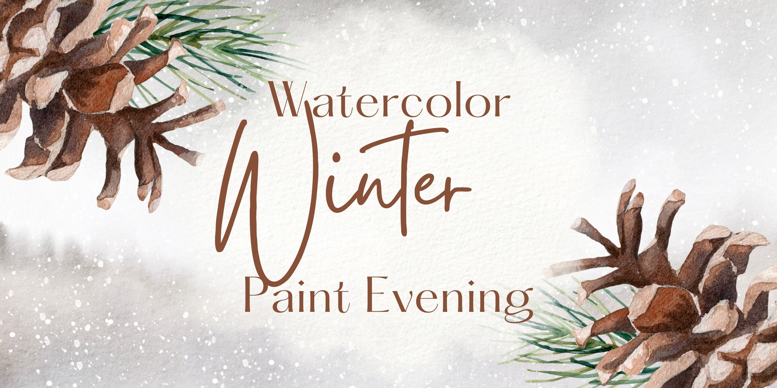 Banner image for Paint Night: Watercolor Winter