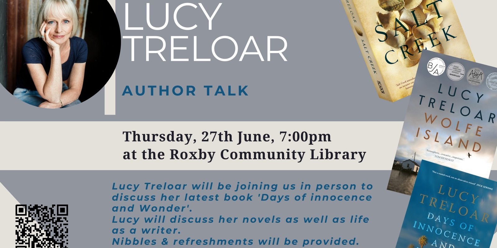Banner image for Lucy Treloar Author Talk 