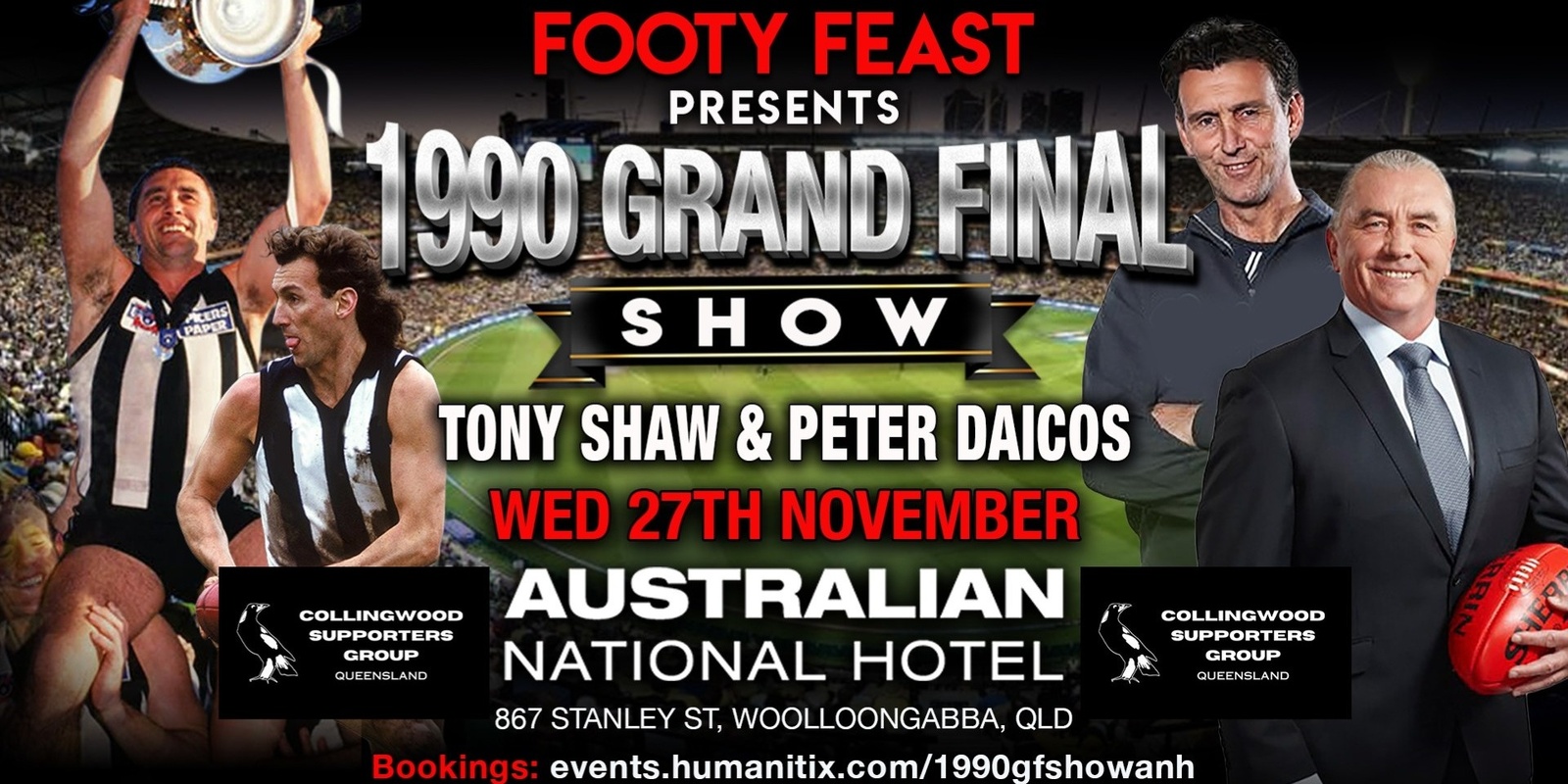 Banner image for 1990 Grand Final "Live Show"