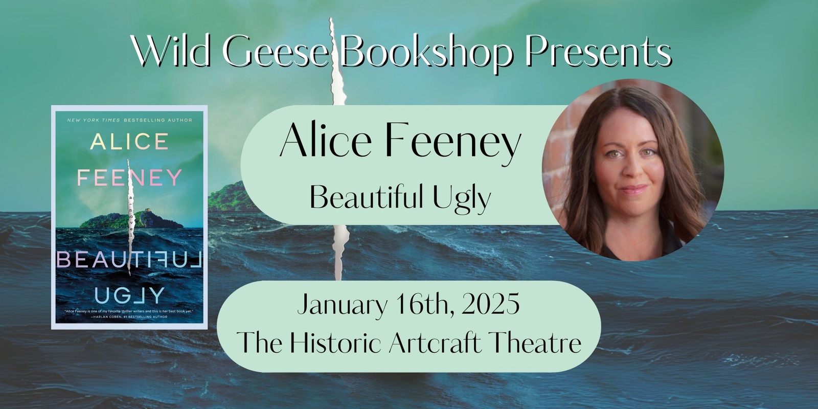 Banner image for Alice Feeney at The Historic Artcraft Theatre