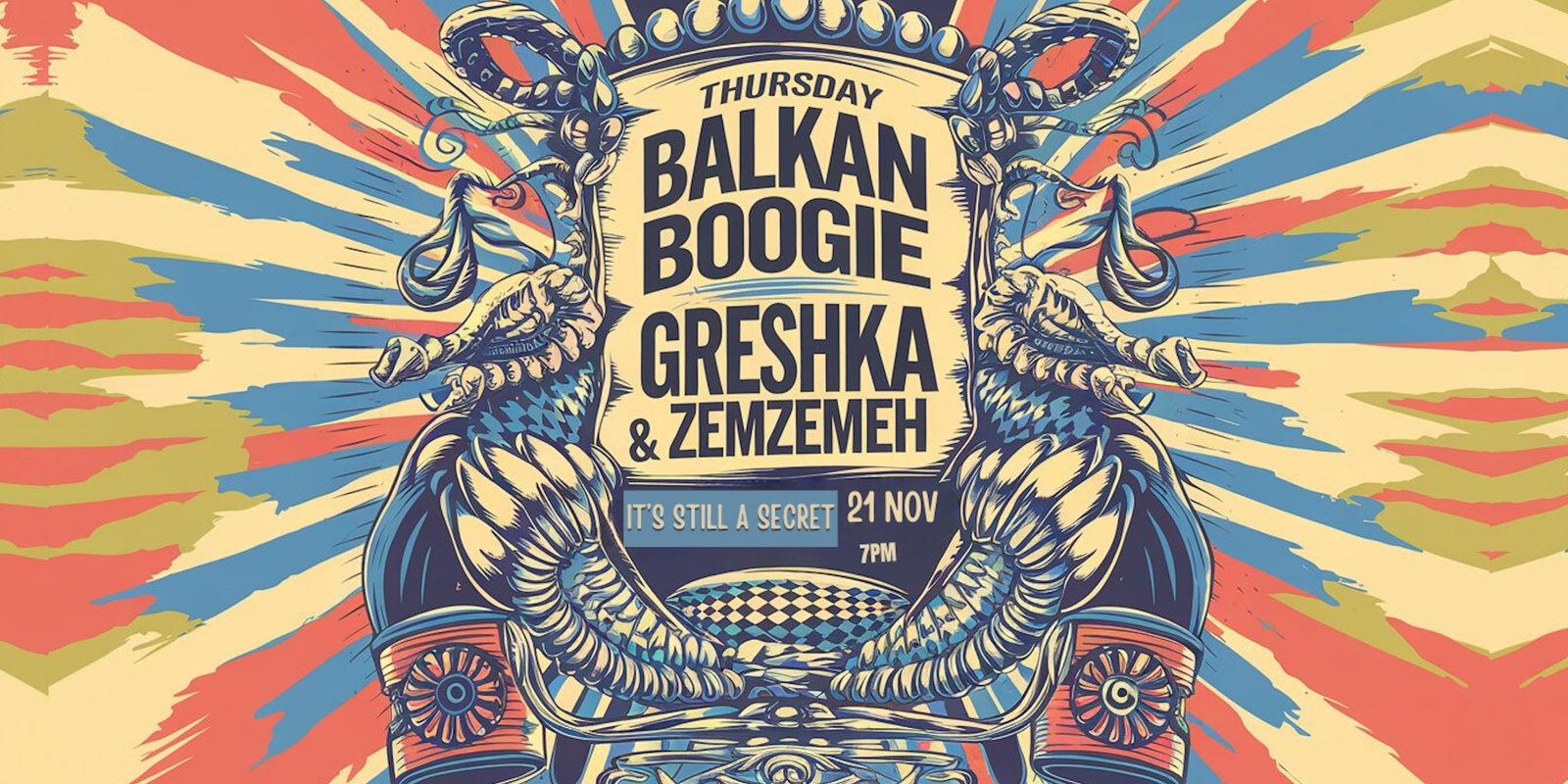 Banner image for Thursday Balkan Boogie with Greshka & Zemzemeh