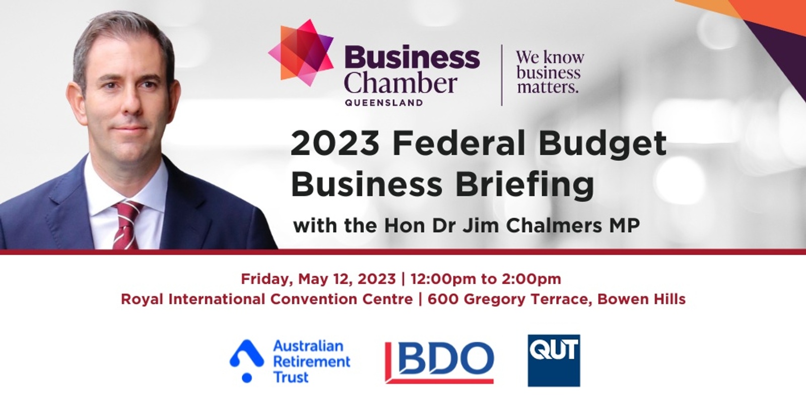 2023 Federal Budget Business Briefing with the Hon Dr Jim Chalmers ...
