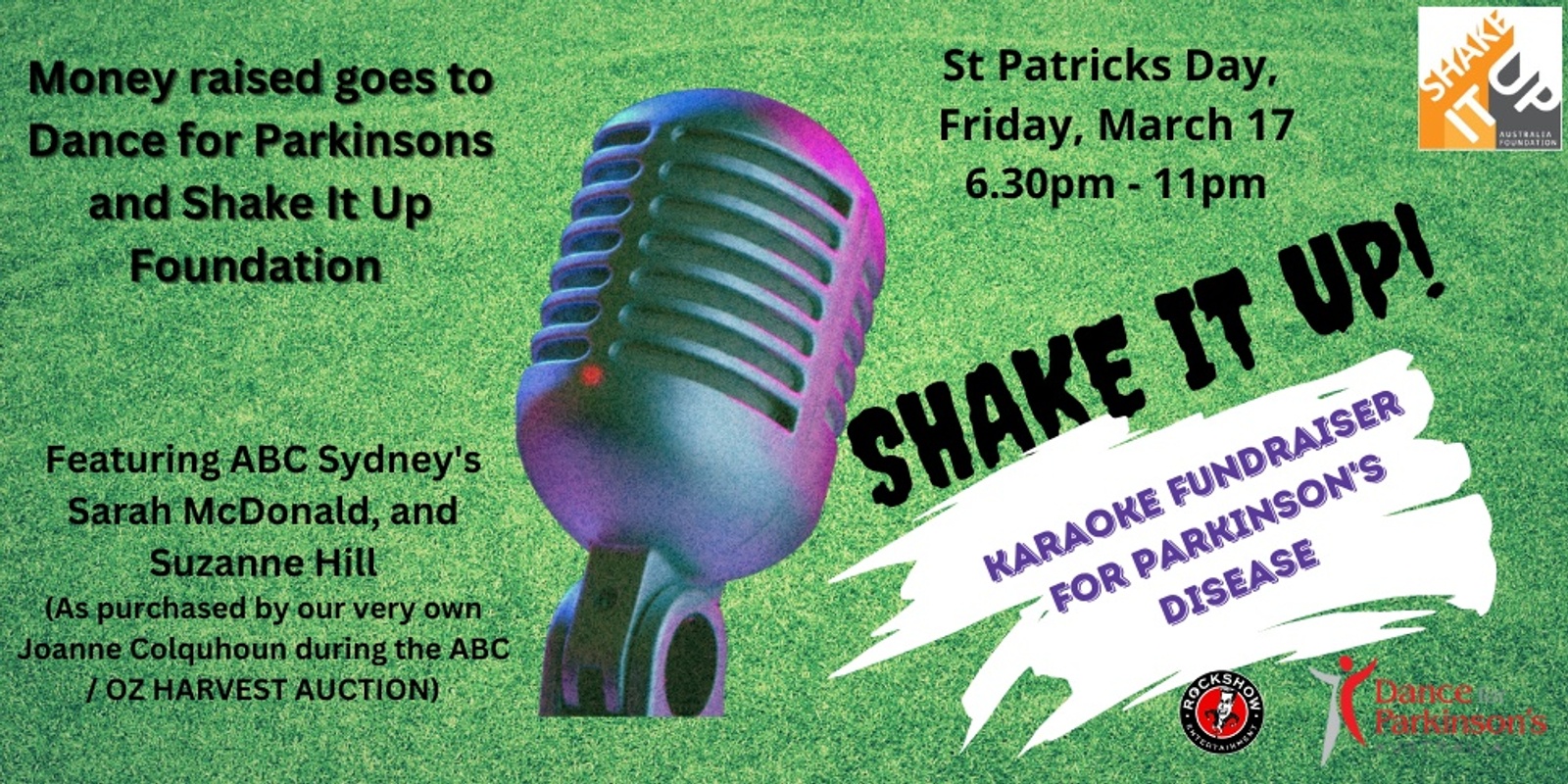 Banner image for Shake it up baby - Karaoke for Parkinson's Disease