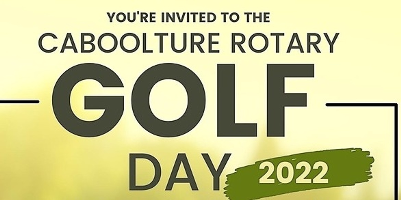 Banner image for Annual Rotary Charity Golf Day 